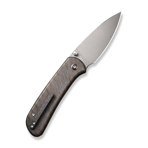 WEKNIFE Qubit CPM-20CV钢 钛合金柄 WE22030F-4 火焰纹 1716