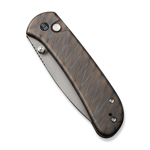 WEKNIFE Qubit CPM-20CV钢 钛合金柄 WE22030F-4 火焰纹 1716