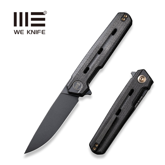 WEKNIFE Navo CPM-20CV钢 米卡塔柄 WE22026-1 黑色 1533