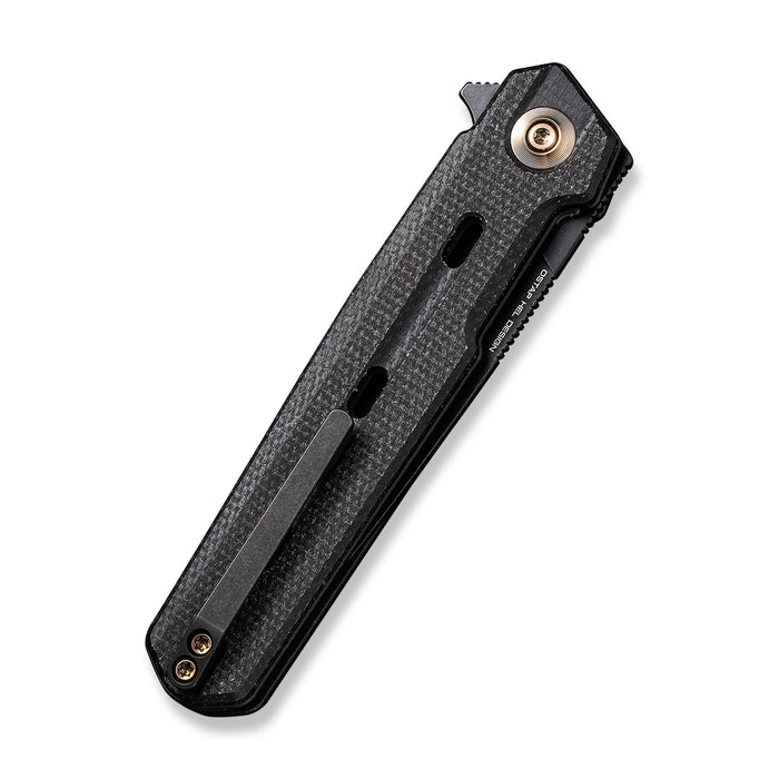 WEKNIFE Navo CPM-20CV钢 米卡塔柄 WE22026-1 黑色 1533