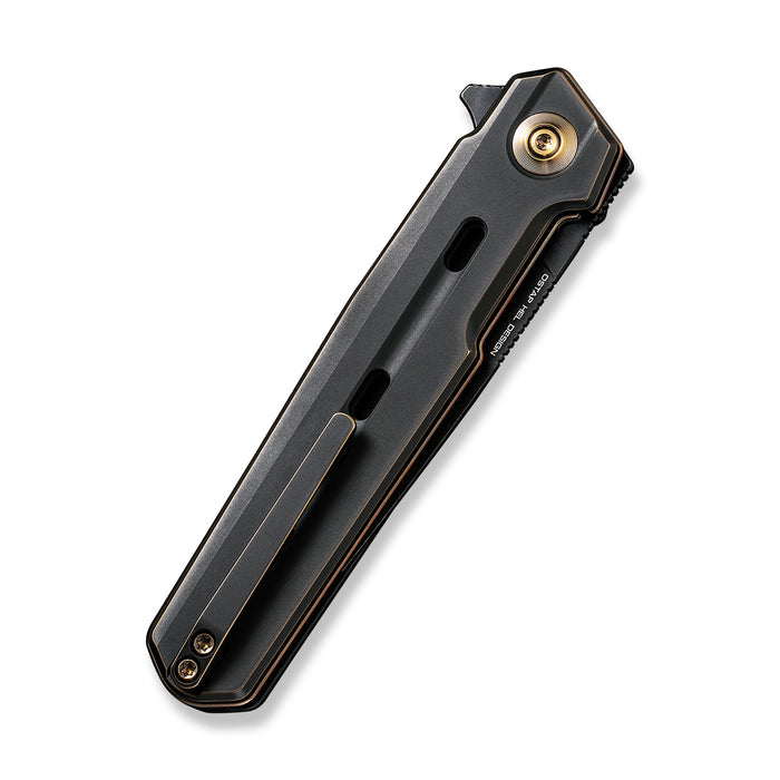 WEKNIFE Navo CPM-20CV钢 米卡塔柄 WE22026-3 古铜色 1780