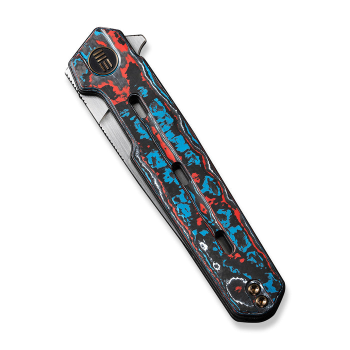 WEKNIFE Navo CPM-20CV钢 碳纤维柄 WE22026-4 炫彩 2139