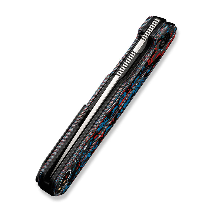 WEKNIFE Navo CPM-20CV钢 碳纤维柄 WE22026-4 炫彩 2139