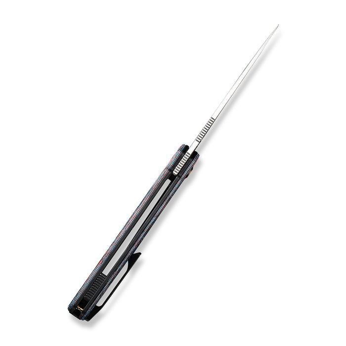 WEKNIFE Navo CPM-20CV钢 碳纤维柄 WE22026-4 炫彩 2139