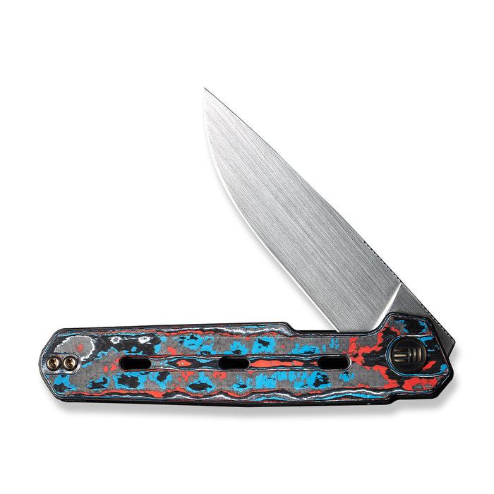 WEKNIFE Navo CPM-20CV钢 碳纤维柄 WE22026-4 炫彩 2139