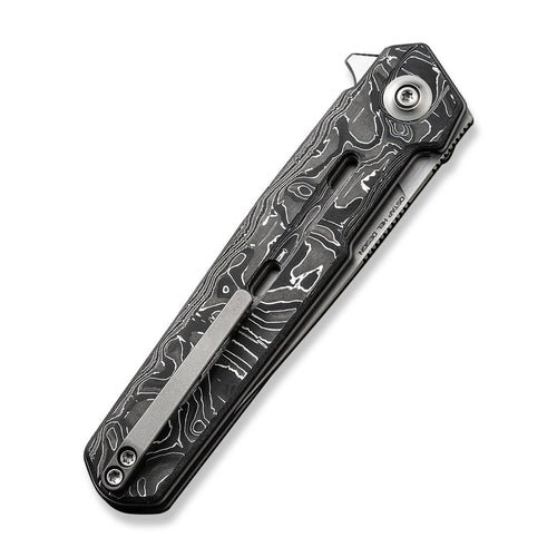 WEKNIFE Navo CPM-20CV钢 铝箔碳纤维柄 WE22026-6 黑色 1708