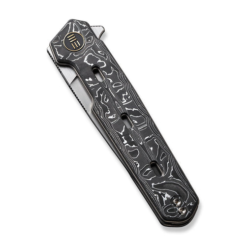 WEKNIFE Navo CPM-20CV钢 铝箔碳纤维柄 WE22026-6 黑色 1708