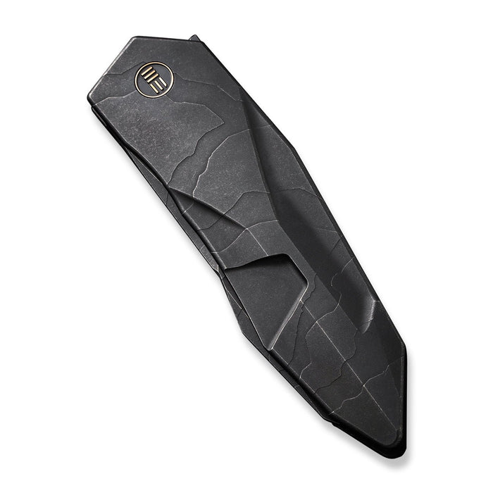 WEKNIFE Solid CPM-20CV钢 钛合金钢 WE22028-5 石洗黑 3723