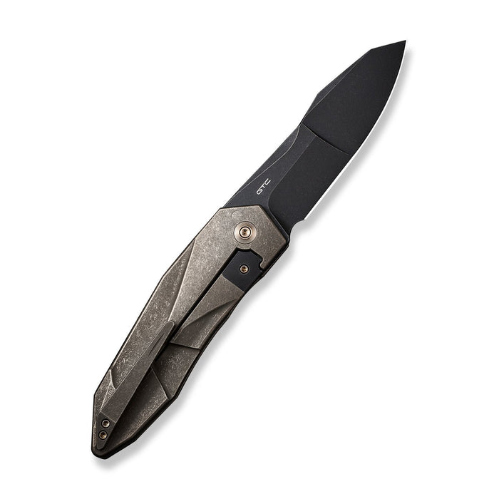 WEKNIFE Solid CPM-20CV钢 钛合金钢 WE22028-3 石洗棕色 3650