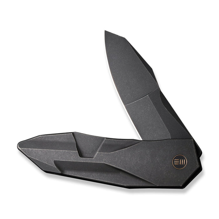 WEKNIFE Solid CPM-20CV钢 钛合金钢 WE22028-1 石洗黑色 3650