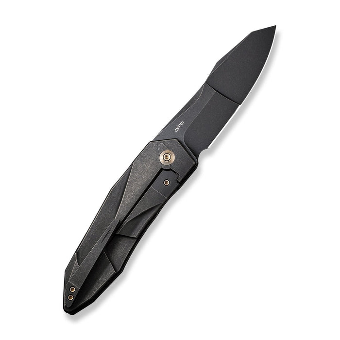 WEKNIFE Solid CPM-20CV钢 钛合金钢 WE22028-1 石洗黑色 3650