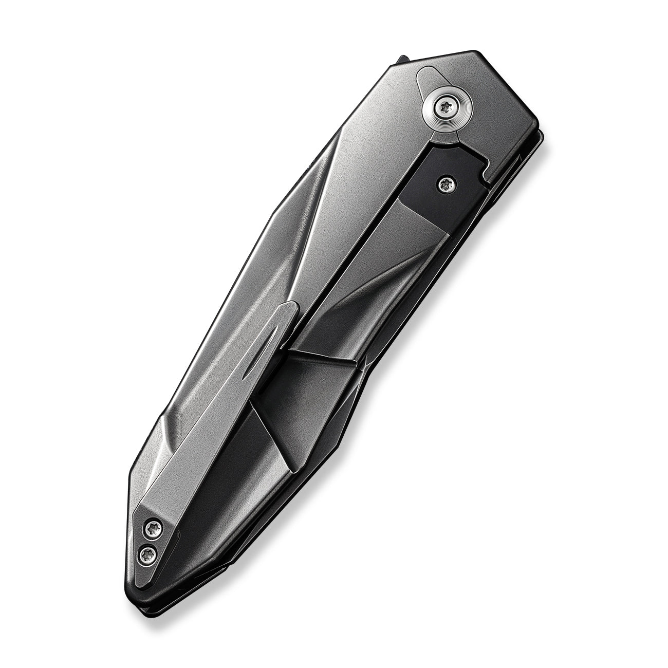 WEKNIFE Solid CPM-20CV钢 钛合金钢 WE22028-6 抛光灰 3869