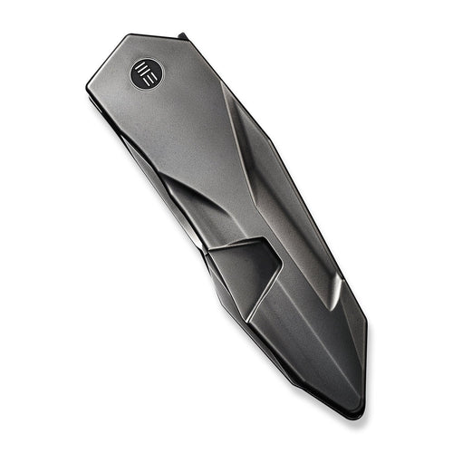 WEKNIFE Solid CPM-20CV钢 钛合金钢 WE22028-6 抛光灰 3869