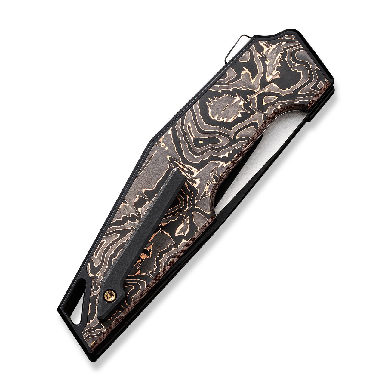 WEKNIFE OAO (One and Only) CPM-20CV钢 铜粉碳纤维+钛合金柄 WE23001-2 3760