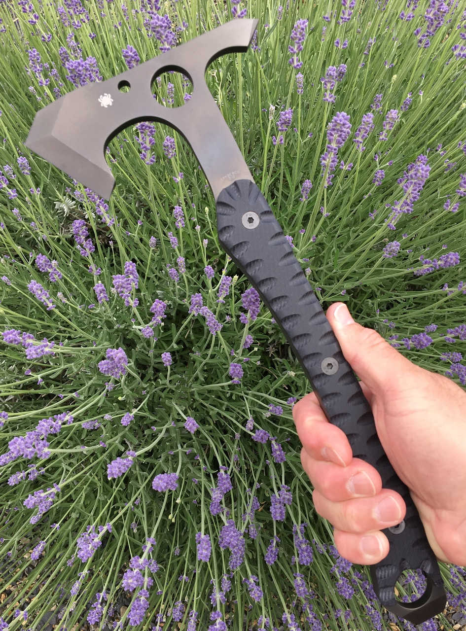 Spyderco H03 Warrior Hawk 战术斧头 D2钢 3000