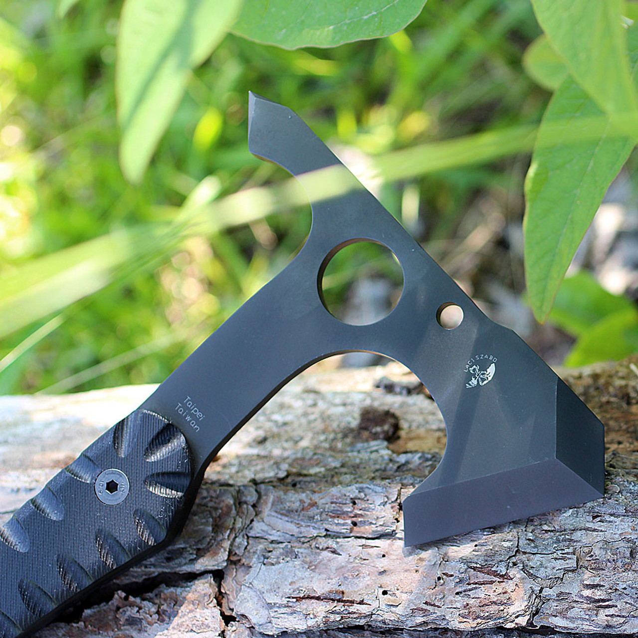 Spyderco H03 Warrior Hawk 战术斧头 D2钢 3000