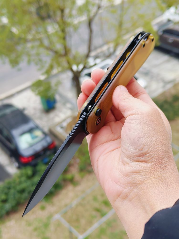 🔥 CIVIVI Elementum II Nitro-V钢 Ultem手柄 C18062P-8 琥珀色 658