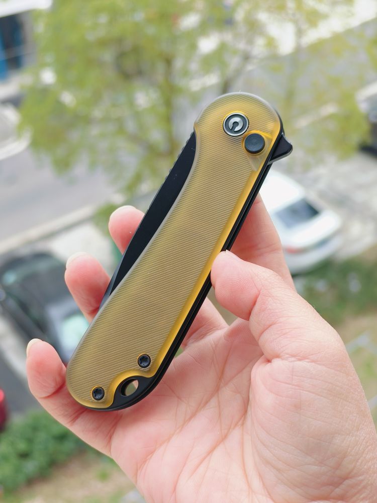 🔥 CIVIVI Elementum II Nitro-V钢 Ultem手柄 C18062P-8 琥珀色 658
