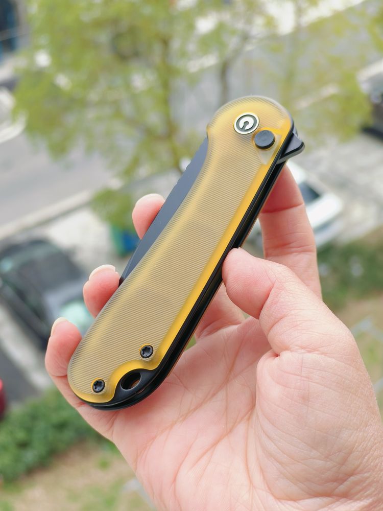 🔥 CIVIVI Elementum II Nitro-V钢 Ultem手柄 C18062P-8 琥珀色 658