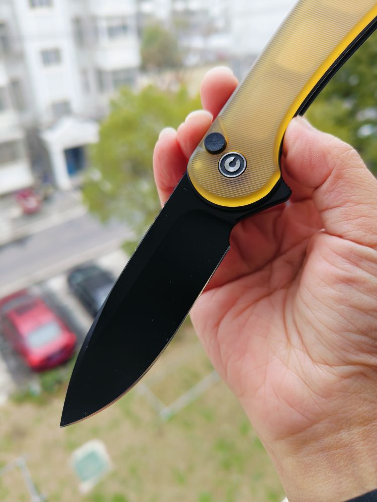 🔥 CIVIVI Elementum II Nitro-V钢 Ultem手柄 C18062P-8 琥珀色 658