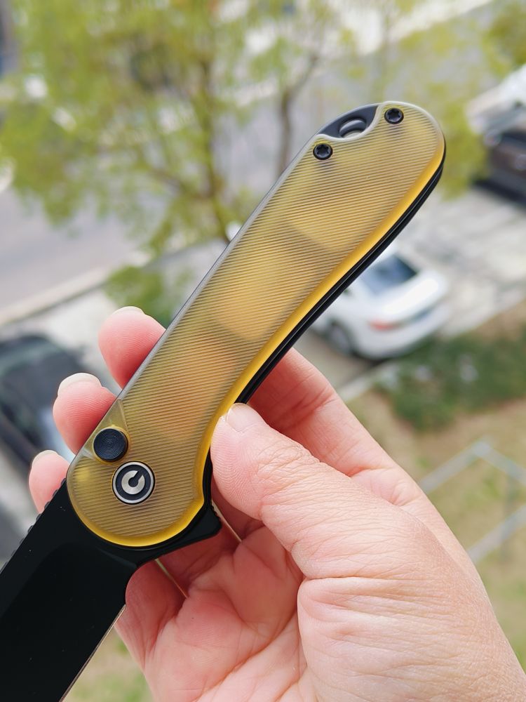 🔥 CIVIVI Elementum II Nitro-V钢 Ultem手柄 C18062P-8 琥珀色 658