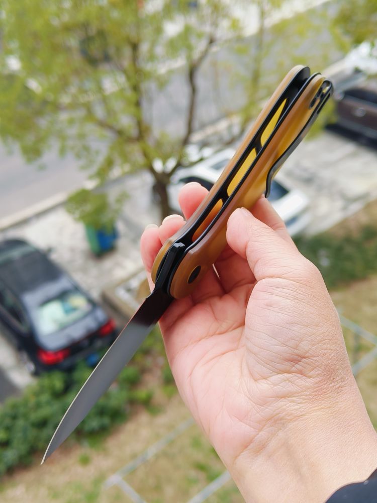 🔥 CIVIVI Elementum II Nitro-V钢 Ultem手柄 C18062P-8 琥珀色 658