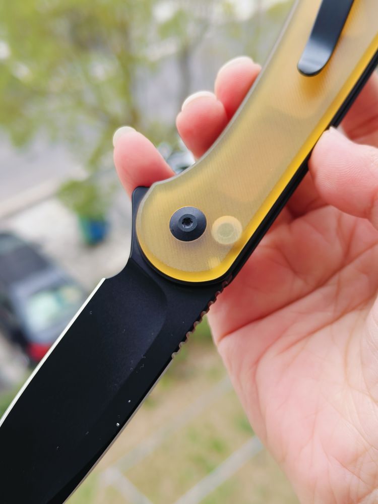 🔥 CIVIVI Elementum II Nitro-V钢 Ultem手柄 C18062P-8 琥珀色 658