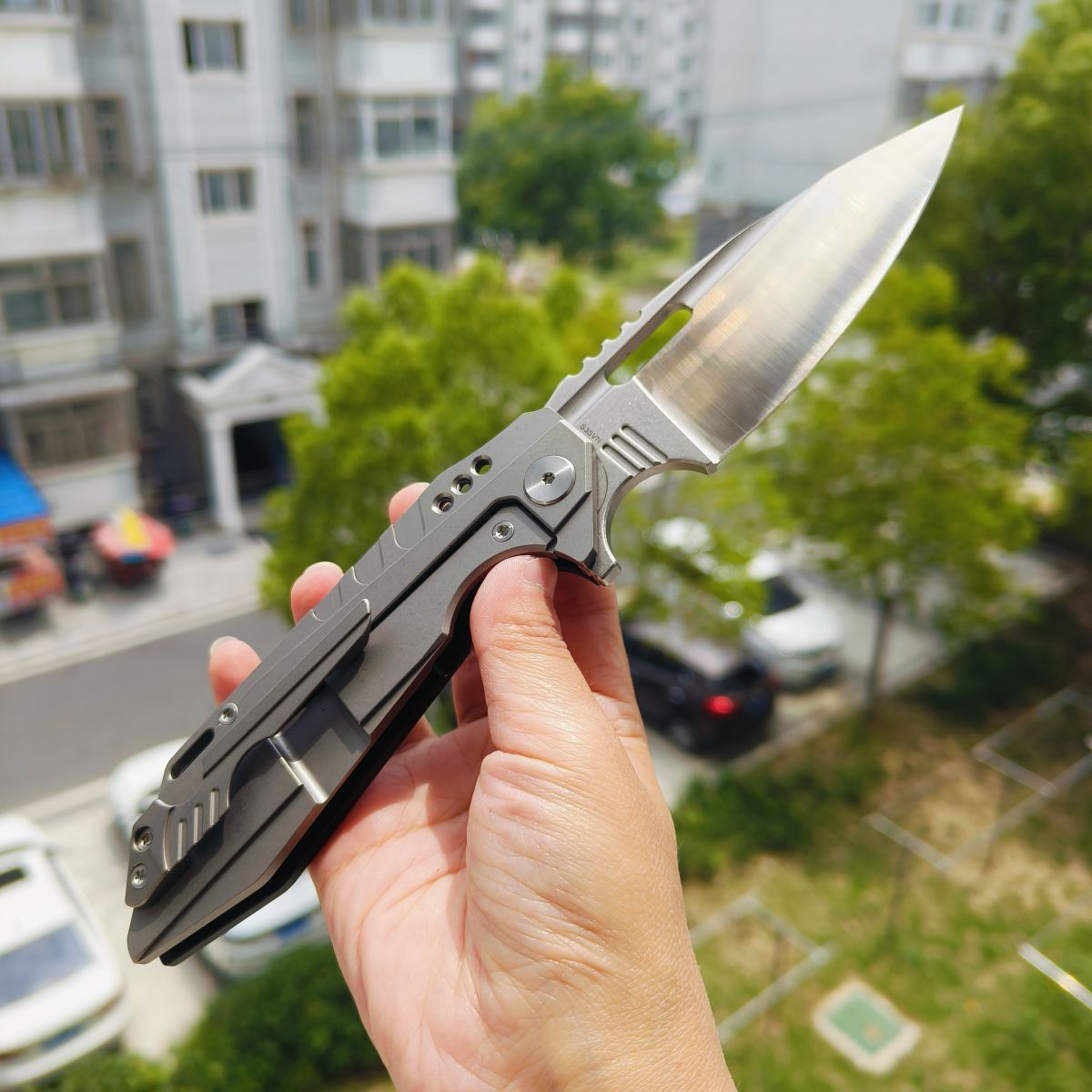 Bestech Knives SHODAN S35VN钢 钛合金柄 BT1910C 1860