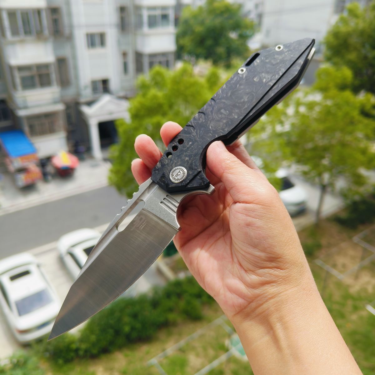 Bestech Knives SHODAN S35VN钢 钛合金柄 BT1910C 1860