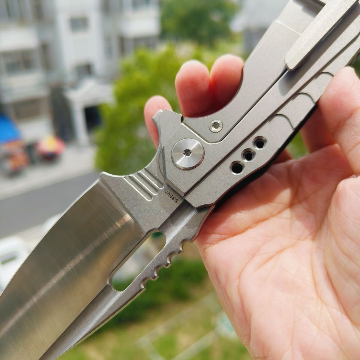 Bestech Knives SHODAN S35VN钢 钛合金柄 BT1910C 1860