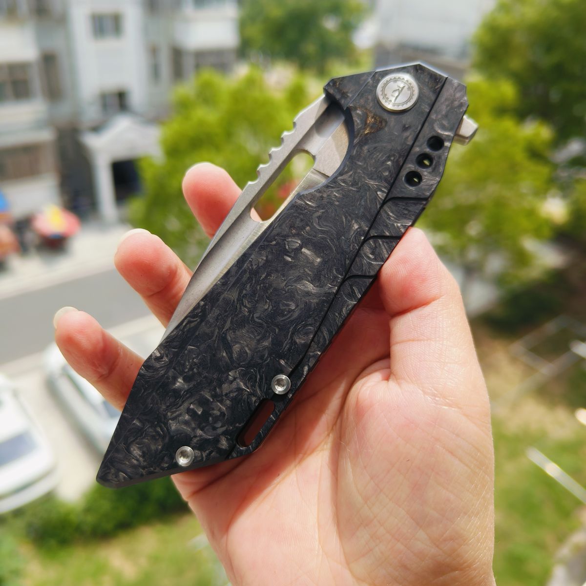 Bestech Knives SHODAN S35VN钢 钛合金柄 BT1910C 1860
