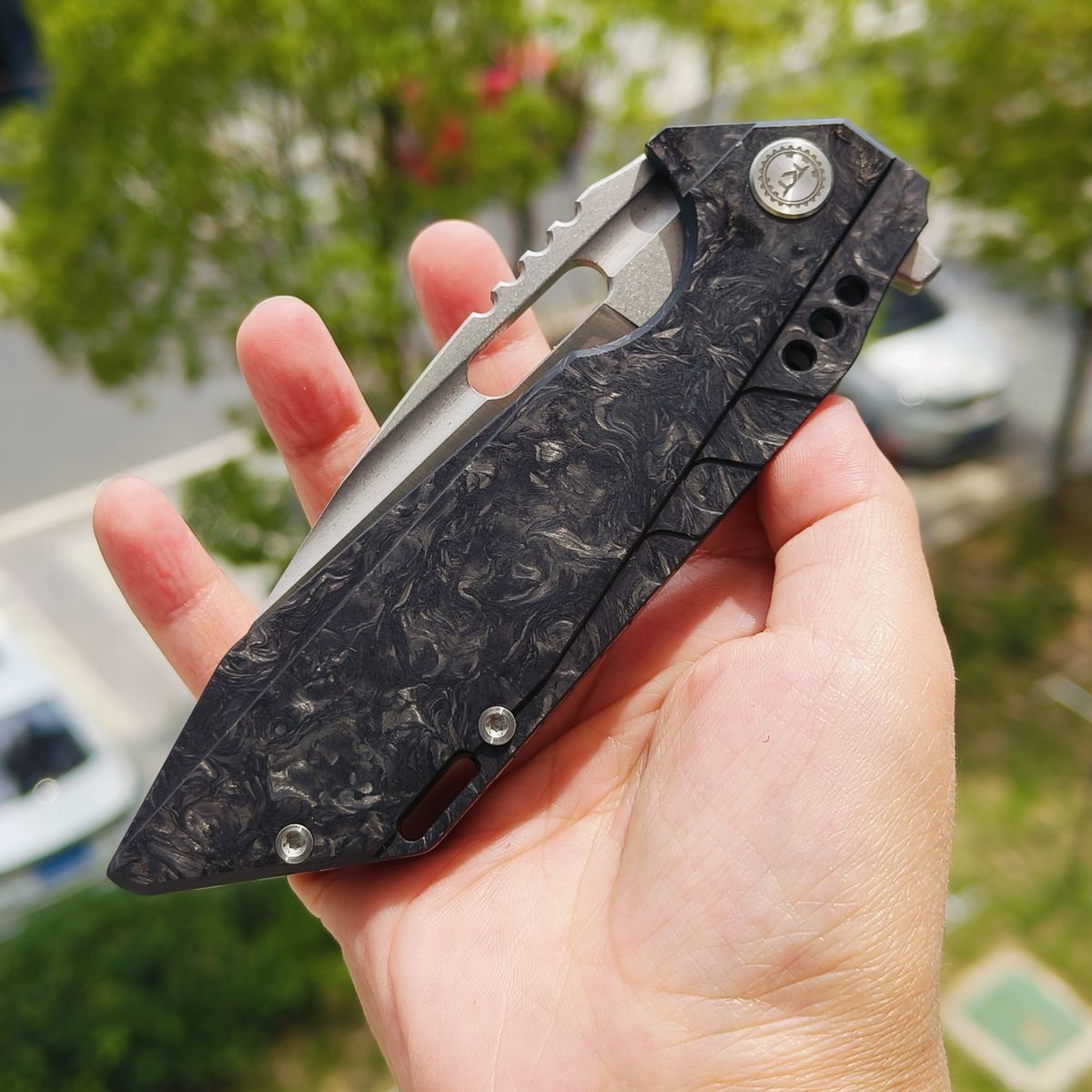 Bestech Knives SHODAN S35VN钢 钛合金柄 BT1910C 1860