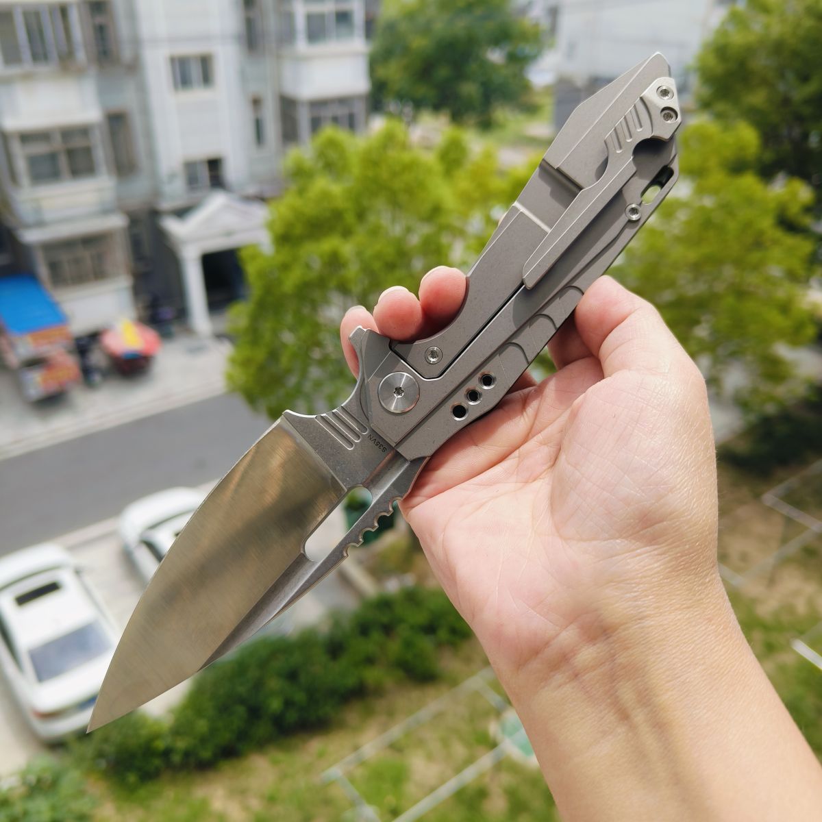 Bestech Knives SHODAN S35VN钢 钛合金柄 BT1910C 1860