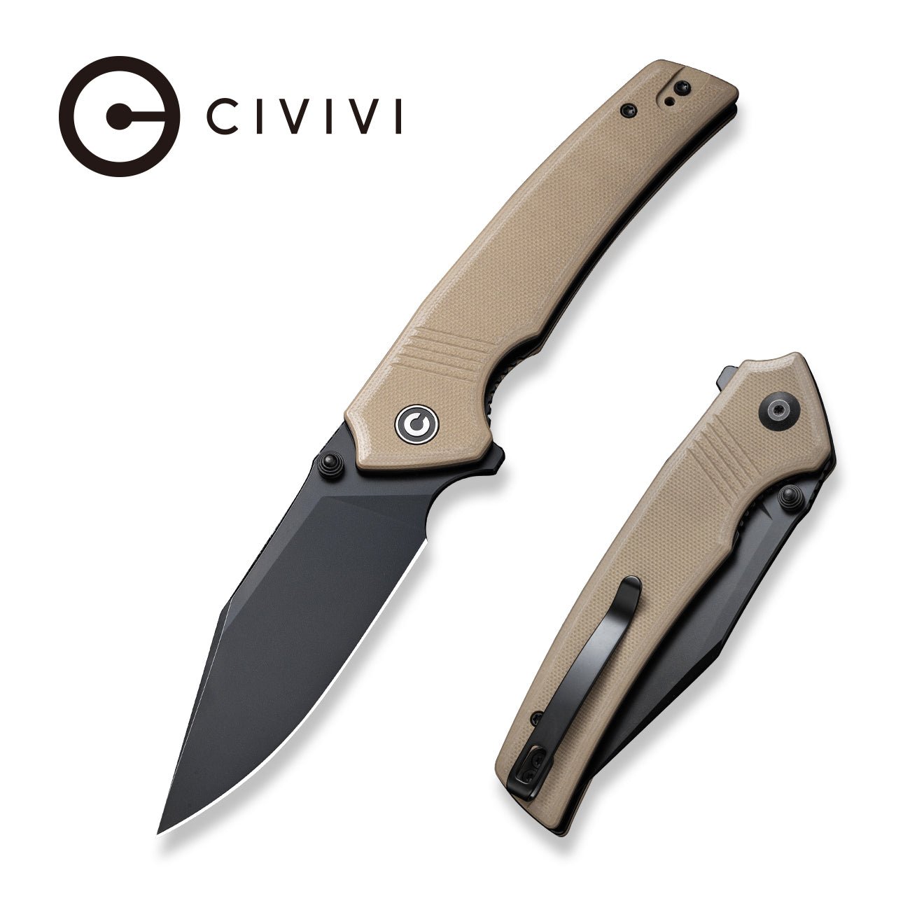 CIVIVI Tranquil 14C28N钢 G10柄 C23027-3 棕色 548