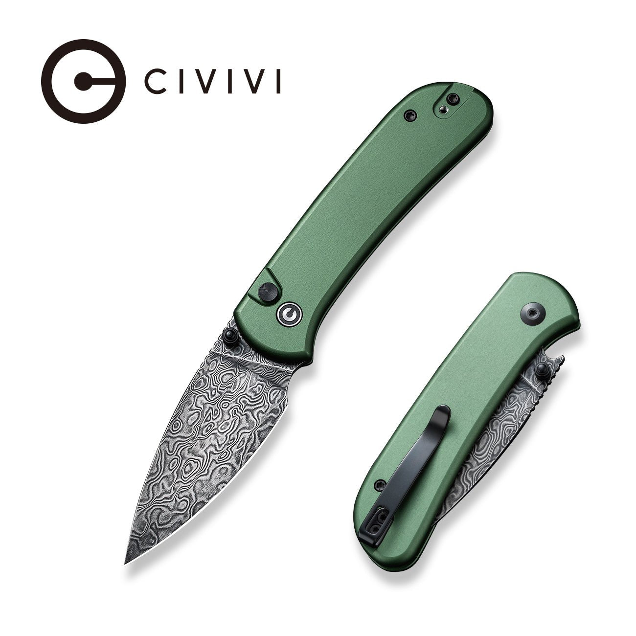 CIVIVI Qubit 14C28N钢 铝柄 C22030E-DS1 绿色 694