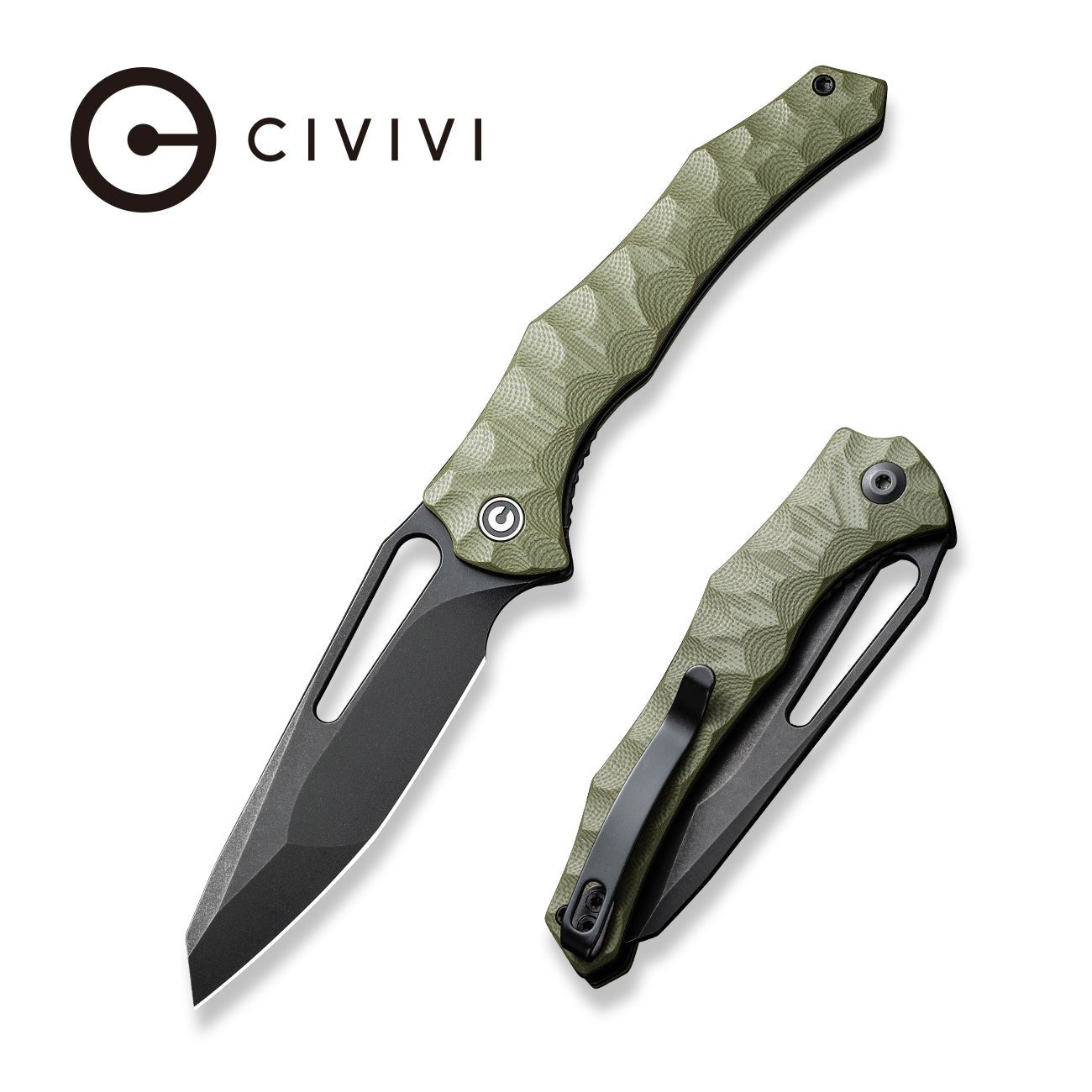 CIVIVI Spiny Dogfish 14C28N钢 G10柄 C22006-3 军绿色 502