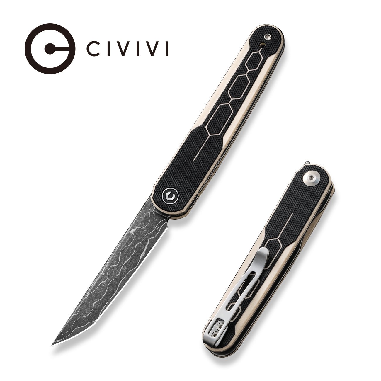 CIVIVI KwaiQ Nitro-V钢 G10柄 C23015-DS1 白色