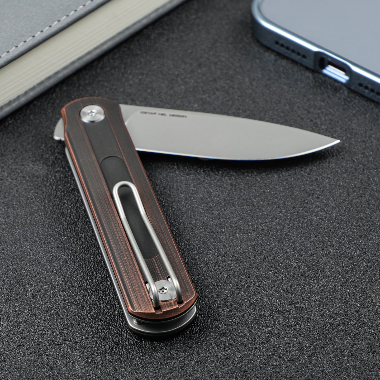 CIVIVI Foldis Slip Joint Nitro-V钢 铜柄 C21044-1 铜色 679