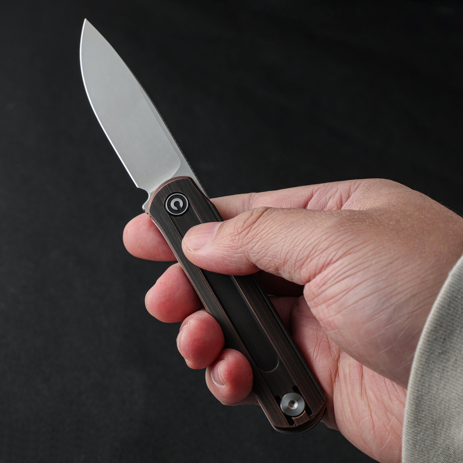 CIVIVI Foldis Slip Joint Nitro-V钢 铜柄 C21044-1 铜色 679