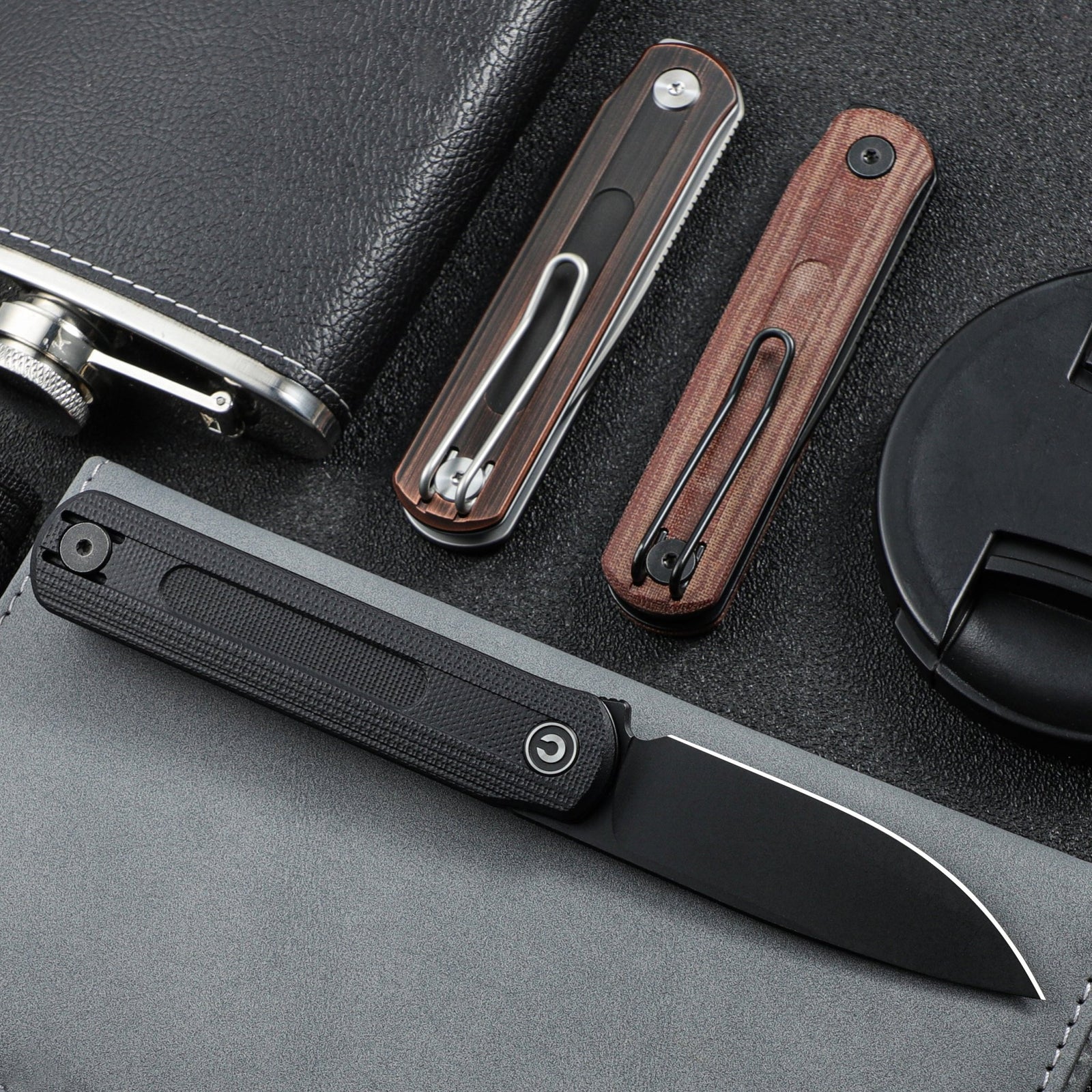 CIVIVI Foldis Slip Joint Nitro-V钢 G10柄 C21044-3 黑色 513