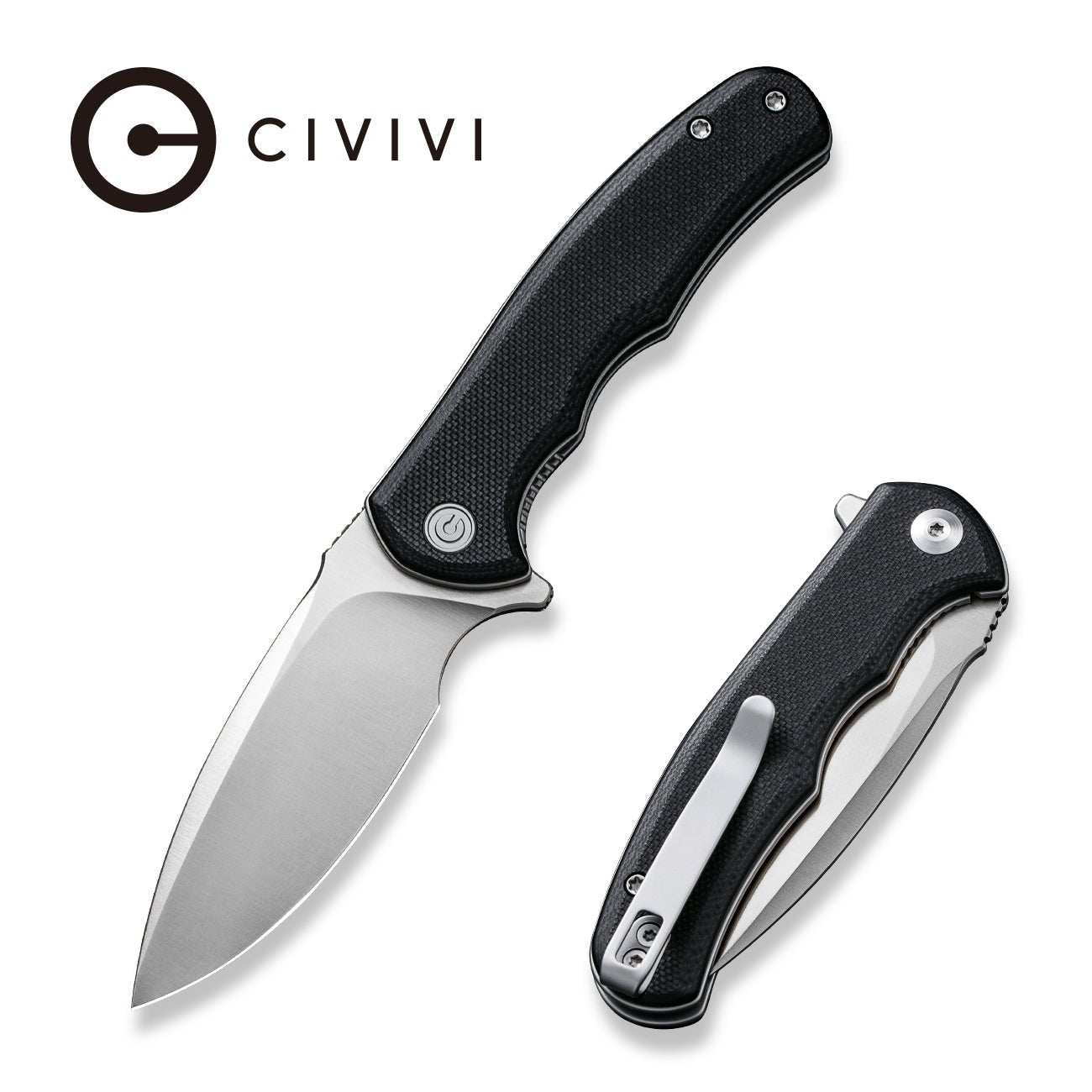 CIVIVI Mini Praxis D2钢 G10柄 C18026C-2 黑色 256