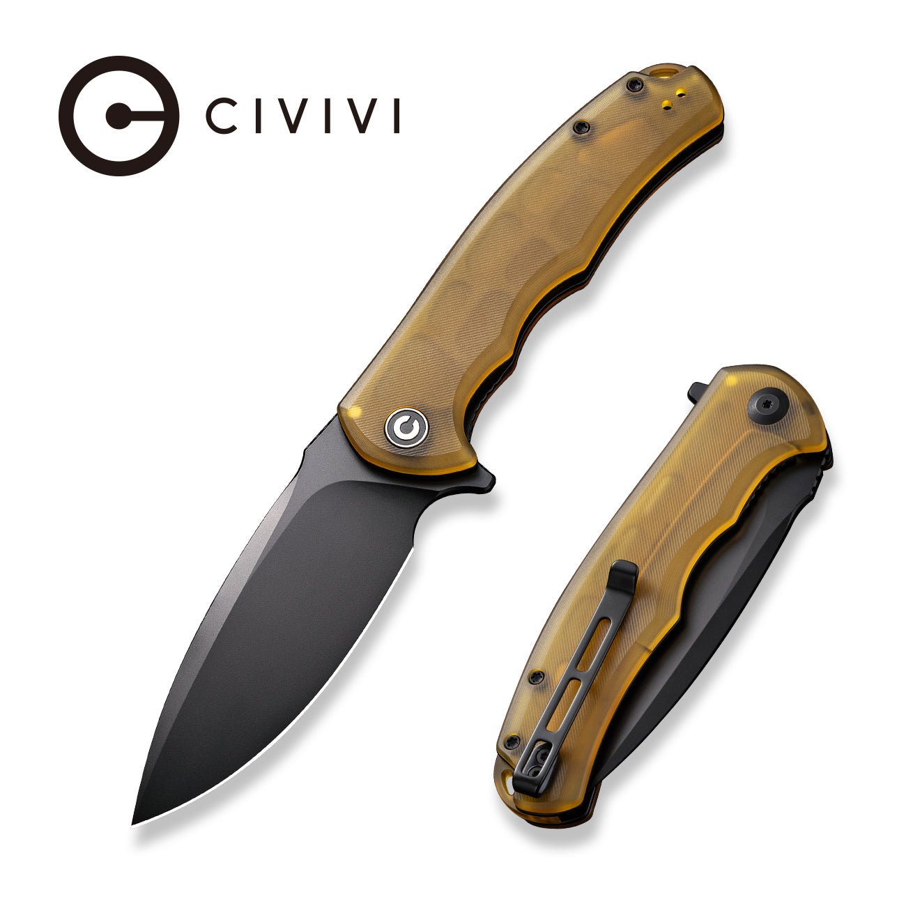 🔥 CIVIVI Praxis 9Cr18MoV钢 Ultem柄 C803M 琥珀色 511