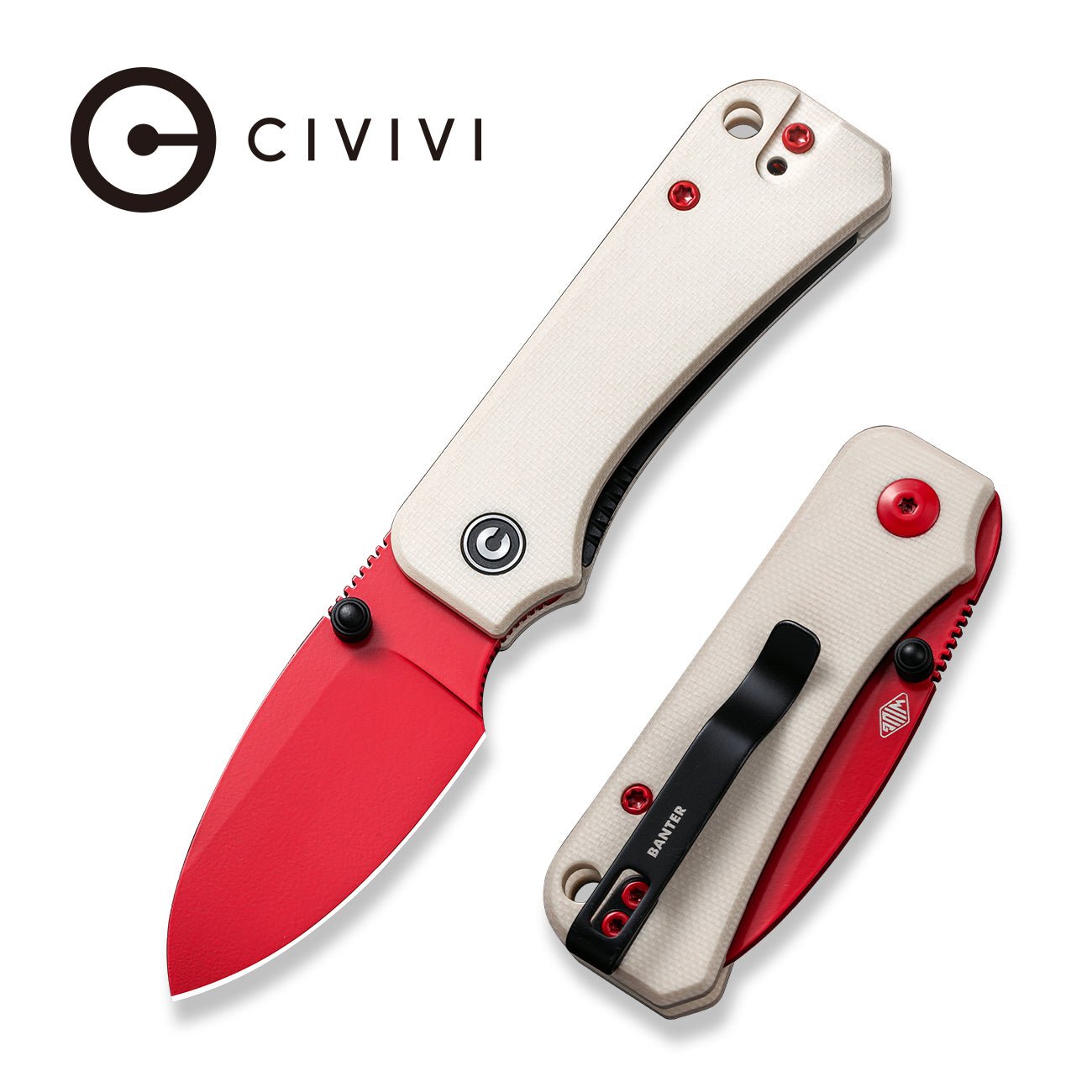 CIVIVI Baby Banter Nitro-V钢 G10柄 C19068S-7 白色 533
