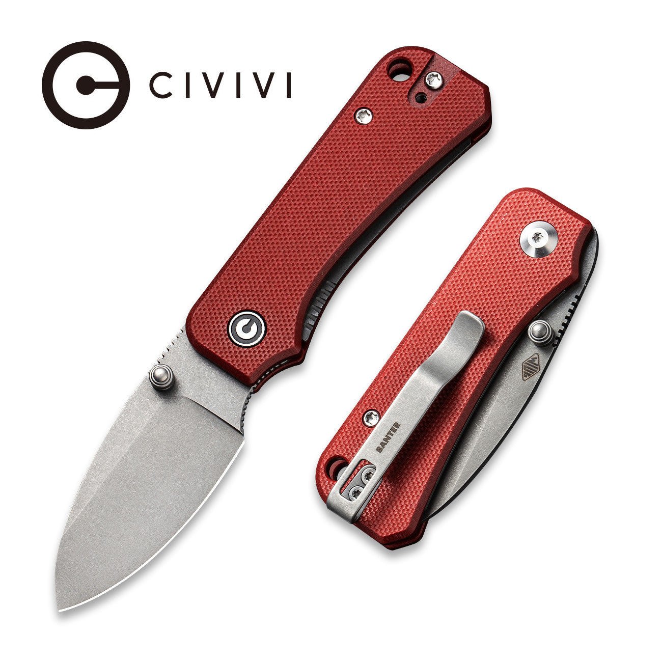 CIVIVI Baby Banter Nitro-V钢 G10柄 C19068S-6 红色 511