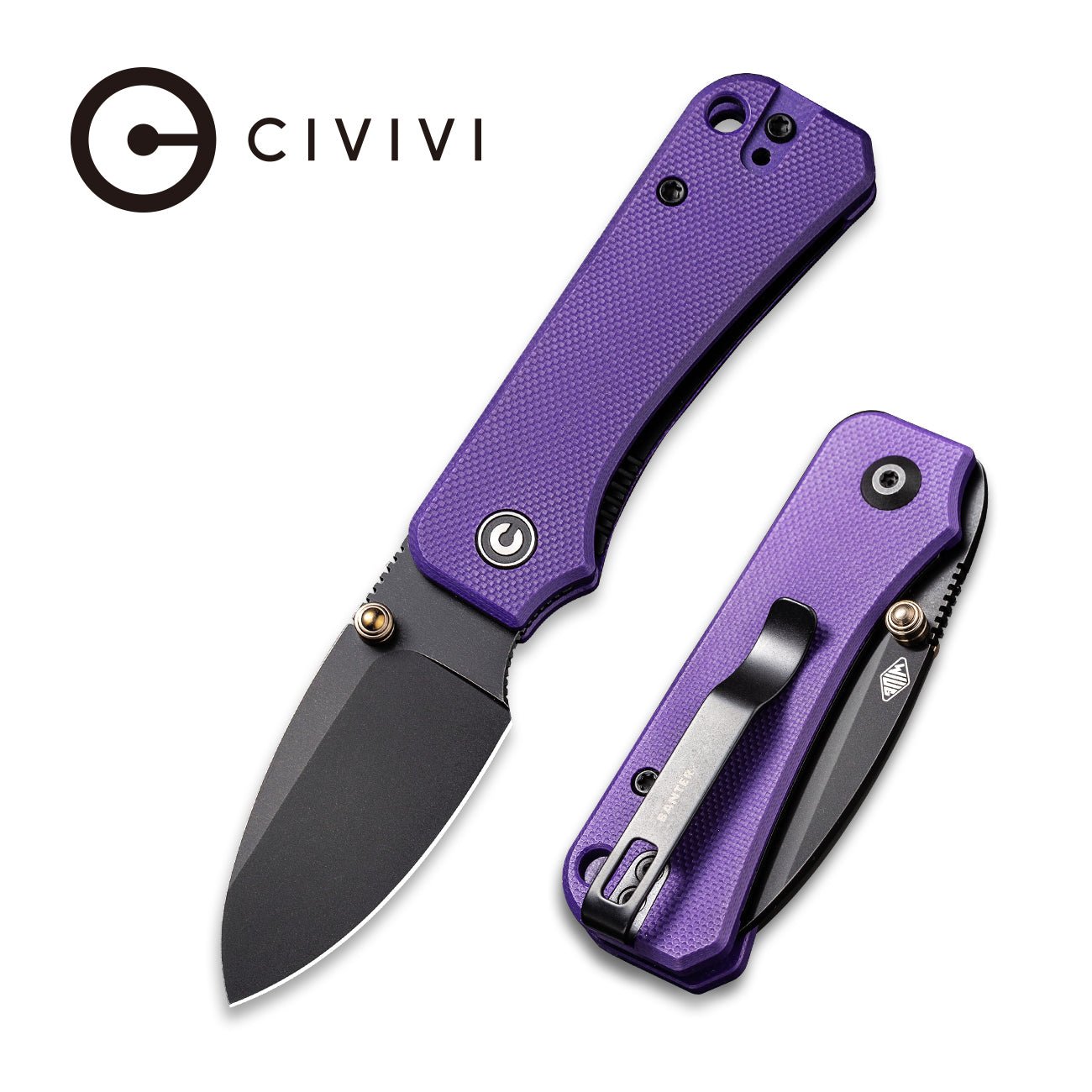CIVIVI Baby Banter Nitro-V钢 G10柄 C19068S-4 紫色 511
