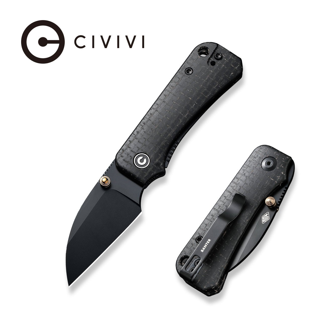 Baby Banter Wharncliffe Nitro-V钢 米卡塔柄 C19068SC-1 黑色 540