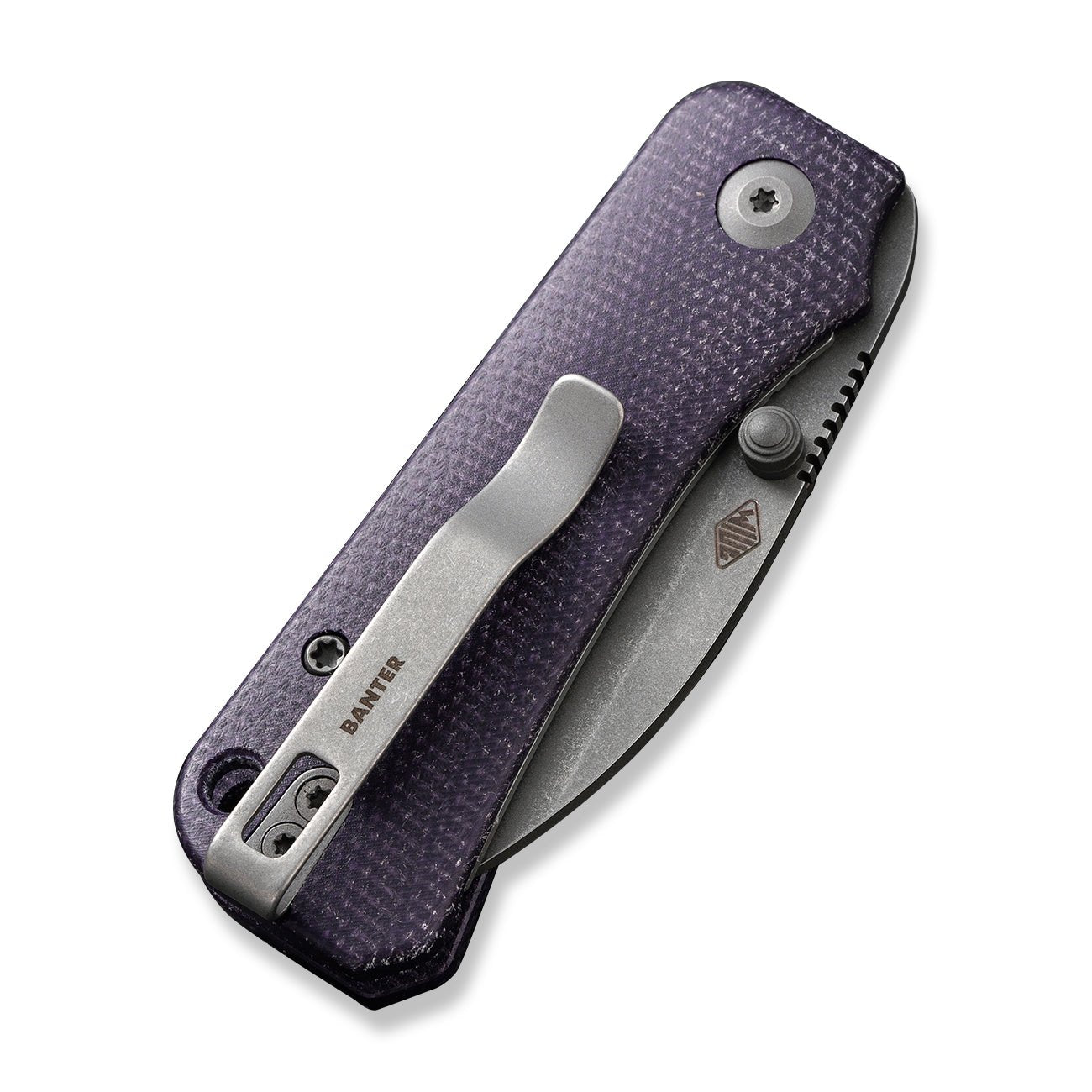 CIVIVI Baby Banter Wharncliffe Nitro-V钢 米卡塔柄 C19068SC-2 紫色 540
