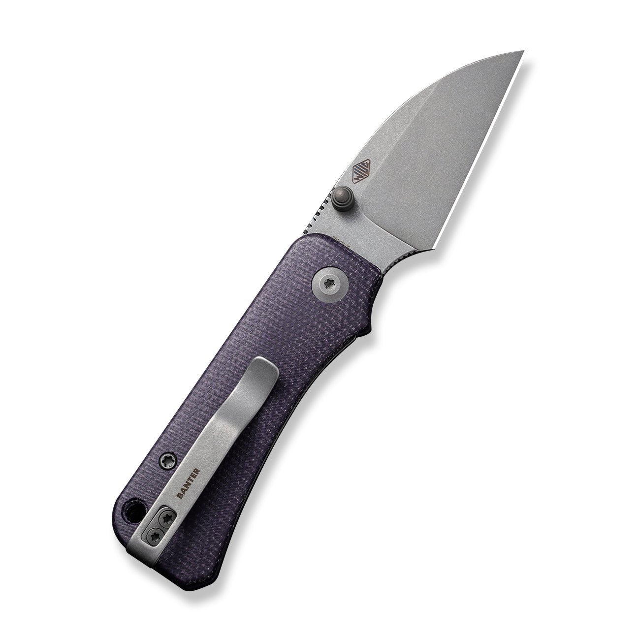 CIVIVI Baby Banter Wharncliffe Nitro-V钢 米卡塔柄 C19068SC-2 紫色 540