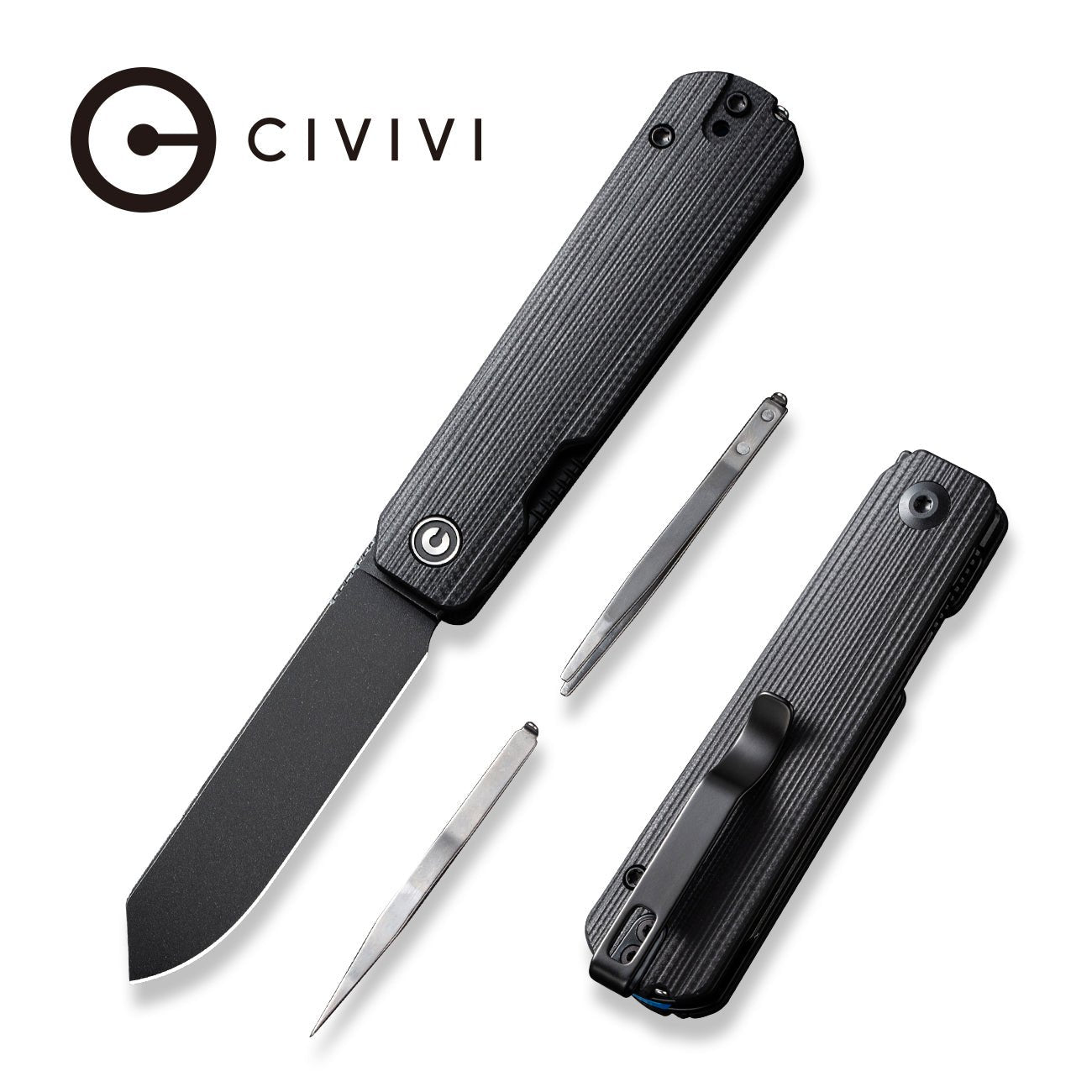 CIVIVI Sendy Nitro-V钢 G10钢 C21004B-2 黑色 538