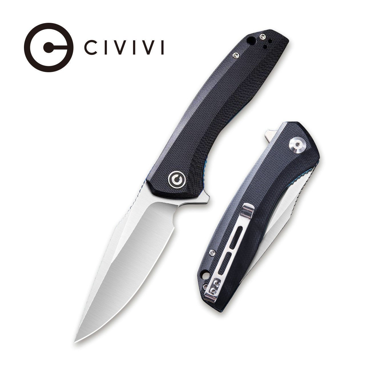 CIVIVI Baklash 9Cr18MoV钢 G10柄 C801C 黑色 365